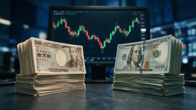 تراجع الدولار مقابل الين الياباني بنسبة 0.99%